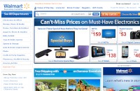 2011年版の米企業500社番付で首位となった小売大手ウォルマート・ストアーズのウェブサイト 2011年版の米企業500社番付で首位となった小売大手ウォルマート・ストアーズのウェブサイト