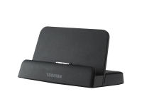 東芝が31日発表したOSにWindows 7を搭載する法人向けの11.6型タブレット「WT310/C」のポート拡張クレードル。 東芝が31日発表したOSにWindows 7を搭載する法人向けの11.6型タブレット「WT310/C」のポート拡張クレードル。