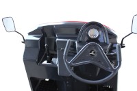 光岡自動車とユアサM&Bが共同開発した3輪型の新型電気自動車「雷駆-T3」(ライク-T3) 光岡自動車とユアサM&Bが共同開発した3輪型の新型電気自動車「雷駆-T3」(ライク-T3)