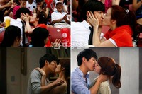 ユン・サンヒョンとチェ・ジウが韓国MBCドラマ「負けてたまるか！」で大胆なキスシーンを見せ話題となっている。