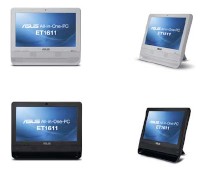 15.6型ワイドタッチスクリーン搭載を搭載したアスーステック・コンピューター(ASUS)の省スペース一体型パソコン「ASUS All-in-One PC ET1611PUT」 15.6型ワイドタッチスクリーン搭載を搭載したアスーステック・コンピューター(ASUS)の省スペース一体型パソコン「ASUS All-in-One PC ET1611PUT」