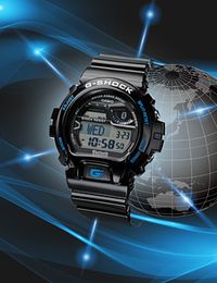 スマホと通信できる「G-SHOCK」GB-6900-1JF(画像提供:カシオ計算機) スマホと通信できる「G-SHOCK」GB-6900-1JF(画像提供:カシオ計算機)