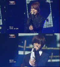 大国男児がバラード曲でカムバック舞台を披露した。写真=KBSキャプチャ 大国男児がバラード曲でカムバック舞台を披露した。写真=KBSキャプチャ