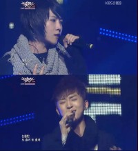 大国男児がバラード曲でカムバック舞台を披露した。写真=KBSキャプチャ 大国男児がバラード曲でカムバック舞台を披露した。写真=KBSキャプチャ