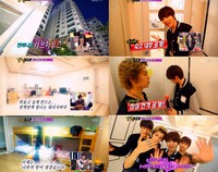 アイドルグループ「INFINITE」（インフィニット）のソンジョンが、15日に放送される韓国SBS『強心臓』の収録で、新しい宿舎を撮影した映像を公開し注目を集めた。写真=韓国SBS『強心臓』のキャプチャー
