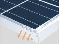 京セラの「防汚タイプモジュール」(画像:京セラ) 京セラの「防汚タイプモジュール」(画像:京セラ)