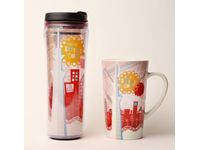 数量限定の記念タンブラーとマグカップ(画像:スターバックスコーヒージャパン) 数量限定の記念タンブラーとマグカップ(画像:スターバックスコーヒージャパン)
