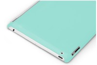 めくったSmart Coverがピタっと裏にはりつく、Smart Cover対応シェル型iPad(第3世代)/iPad 2用ケース「essential TPE iro case snapsnap for iPad(第3世代)/iPad 2」