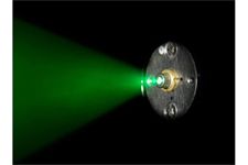 純緑色半導体レーザー発振の様子（画像：ソニー）