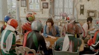 大和ハウス工業の集合住宅事業テレビCM「D-room『仮面ライダー』篇」で、女優の上野樹里さんと仮面ライダー1号、2号などの歴代仮面ライダーが共演している。