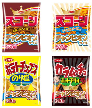 フレンテ<2226>(JQS)の事業会社である株式会社湖池屋は、「チャンピオンサイズ スコーン 和風バーベキュー」「チャンピオンサイズ スコーン トリプルチーズ味」の2品を・・・。 フレンテ<2226>(JQS)の事業会社である株式会社湖池屋は、「チャンピオンサイズ スコーン 和風バーベキュー」「チャンピオンサイズ スコーン トリプルチーズ味」の2品を・・・。