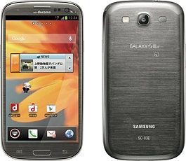 「docomo NEXT series GALAXY S III α SC-03E」Titanium Gray(画像:NTTドコモ) 「docomo NEXT series GALAXY S III α SC-03E」Titanium Gray(画像:NTTドコモ)