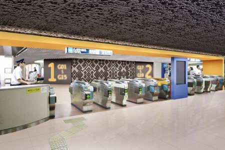 改札口周りのデザインイメージ(画像:東京メトロ) 改札口周りのデザインイメージ(画像:東京メトロ)