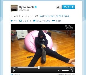 SUPER JUNIORのリョウクがヒボムのかわいい頭突きを受けた。 SUPER JUNIORのリョウクがヒボムのかわいい頭突きを受けた。