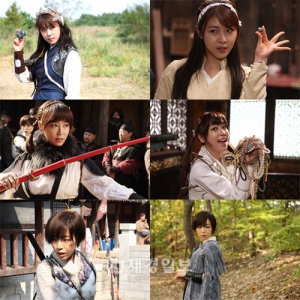 韓国映画界に刺激的な快感を呼ぶ作品「朝鮮美女三銃士」の主役ジノク、ホンダン、ガビ三銃士の個性と魅力が際立つキャラクタースチールが電撃公開された。