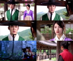 MBC月火ドラマ『九家の書』では、ユ・ヨンソク(テソ役)がスジ(ヨウル役)に一途な想いを告白し視線を集中させた。 MBC月火ドラマ『九家の書』では、ユ・ヨンソク(テソ役)がスジ(ヨウル役)に一途な想いを告白し視線を集中させた。