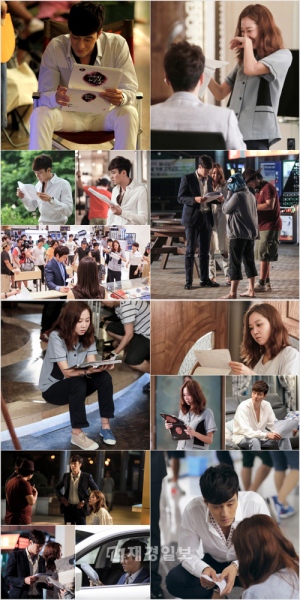 間もなく放送がスタートする『主君の太陽』のソ・ジソプとコン・ヒョジンが台本に没頭する様子が公開された。写真=ボーンファクトリー 間もなく放送がスタートする『主君の太陽』のソ・ジソプとコン・ヒョジンが台本に没頭する様子が公開された。写真=ボーンファクトリー