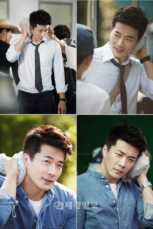 俳優クォン・サンウが氷のうで暑さに耐える姿が注目を集めている。写真=ベルアクターズエンターテインメント 俳優クォン・サンウが氷のうで暑さに耐える姿が注目を集めている。写真=ベルアクターズエンターテインメント