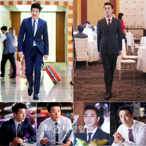 俳優クォン・サンウとチュ・ジフンが完璧なスーツ姿を見せるスチールが公開された。写真= A story 俳優クォン・サンウとチュ・ジフンが完璧なスーツ姿を見せるスチールが公開された。写真= A story