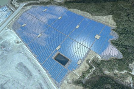 「DREAM Solar 和歌山市加太」の完成イメージ（画像：大和ハウス工業）