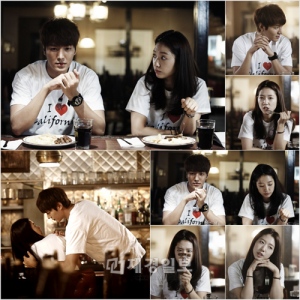 SBS水木ドラマ『相続者たち』のイ・ミンホ&パク・シネが、“ペアTシャツデート”を楽しんだ。写真=ファエンダムピクチャーズ SBS水木ドラマ『相続者たち』のイ・ミンホ&パク・シネが、“ペアTシャツデート”を楽しんだ。写真=ファエンダムピクチャーズ