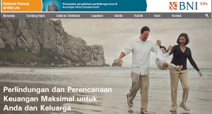 住友生命保険は2日、インドネシアの生命保険会社BNIライフ・インシュアランスの株式40%を4.2兆ルピア（約362億円）で取得することで合意したと発表した。写真はBNIライフのWebサイト。