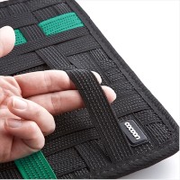 小型アクセサリ類などをゴムバンドで固定して収納できるサンワサプライのタブレット用インナーケース 小型アクセサリ類などをゴムバンドで固定して収納できるサンワサプライのタブレット用インナーケース