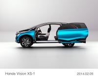 ホンダが第12回オートエキスポ2014で世界初公開したクリエイティブ・スタディーモデル「Honda Vision XS-1」(写真提供:ホンダ) ホンダが第12回オートエキスポ2014で世界初公開したクリエイティブ・スタディーモデル「Honda Vision XS-1」(写真提供:ホンダ)