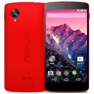 「Nexus 5(EM01L)」の新色「ブライトレッド」 「Nexus 5(EM01L)」の新色「ブライトレッド」