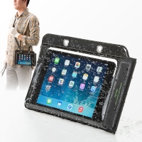 サンワサプライが6日発売した「iPad mini・Nexus7防水ケース(お風呂対応・7インチ汎用・スタンド機能・ストラップ付) 200-PDA126」 サンワサプライが6日発売した「iPad mini・Nexus7防水ケース(お風呂対応・7インチ汎用・スタンド機能・ストラップ付) 200-PDA126」