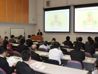 2014年4月より「センサー技術を用いた先端的医療機器開発」において共同研究を開始するローム株式会社と日本大学工学部は3月27日、産学連携を記念したシンポジウムを開催した。