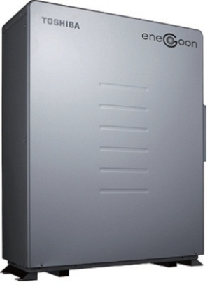 東芝と東芝ライテックが発売する定置型家庭用蓄電システム「eneGoon」の新型機