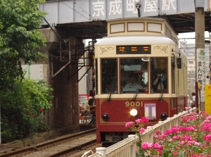 東京都交通局は都電車内にバラの装飾を施した特別電車「都電バラ号」を5月3日～6月1日の期間に運行する。