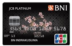 ジェーシービーがインドネシアの大手国営商業銀行バンク・ヌガラ・インドネシアと発行するクレジットカード「BNI JCB Platinum Credit Card」