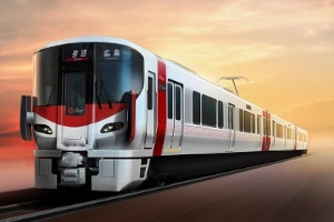 西日本旅客鉄道が広島地区に投入する近郊型の新型車両227系 西日本旅客鉄道が広島地区に投入する近郊型の新型車両227系