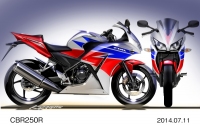 CBR250Rスタイリングイメージスケッチ CBR250Rスタイリングイメージスケッチ