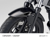 CBR250R / CB250F フロントフェンダー (カーボン調) CBR250R / CB250F フロントフェンダー (カーボン調)