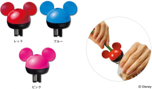 シヤチハタは、ミッキーマウスの形の「ケズリキャップミッキー」を10月1日から販売する。