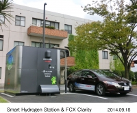 ホンダは18日、燃料電池自動車に水素を供給する「スマート水素ステーション」を、さいたま市のごみ処理センター「東部環境センター」に設置した（写真提供：ホンダ）