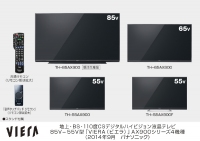 パナソニックは、55 / 65 / 85インチの4K解像度に対応した液晶テレビVIERA(ビエラ)の「AX900シリーズ」全4機種を10月17日に発売する。 パナソニックは、55 / 65 / 85インチの4K解像度に対応した液晶テレビVIERA(ビエラ)の「AX900シリーズ」全4機種を10月17日に発売する。