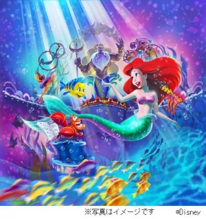 オリエンタルランドは、東京ディズニーシーの「マーメイドラグーンシアター」を全面リニューアルすると共に、新しいミュージカルショーの「キング・トリトンのコンサート」を2015年4月24日からスタートする。写真は、「キング・トリトンのコンサート」のイメージ。 オリエンタルランドは、東京ディズニーシーの「マーメイドラグーンシアター」を全面リニューアルすると共に、新しいミュージカルショーの「キング・トリトンのコンサート」を2015年4月24日からスタートする。写真は、「キング・トリトンのコンサート」のイメージ。