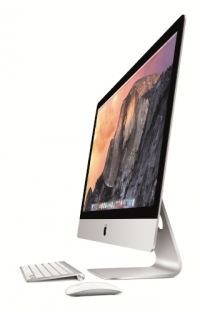 アップルは、デスクトップPCの新製品「27インチiMac Retina 5Kディスプレイモデル」を発表した。（写真提供：アップル）