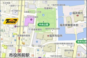 タイムズ24は、福井県では同社初となる駐車場「タイムズ福井片町」(福井市)を24日にオープンさせる。