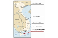住友商事がベトナムで建設工事を受注した石炭火力発電所の所在地を示す図（同社の発表資料より）