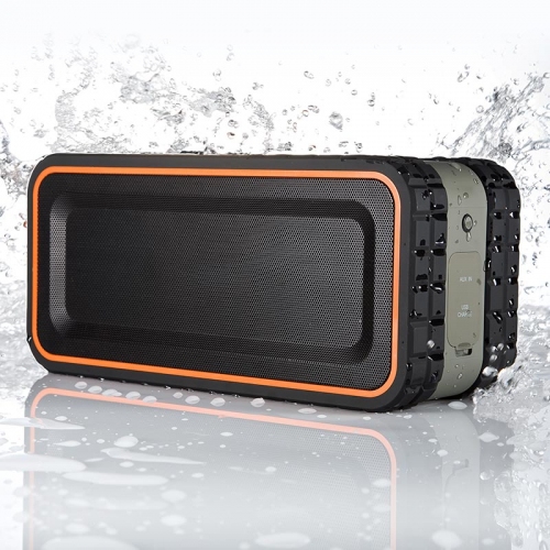 水しぶきを気にせずに使用できる防水規格IPX5を取得したBluetoothスピーカー『Bluetoothスピーカー 400-SP054』