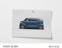 ホンダの新型軽自動車「N-BOX SLASH(エヌボックス スラッシュ)」の開発スケッチ（写真提供：ホンダ）