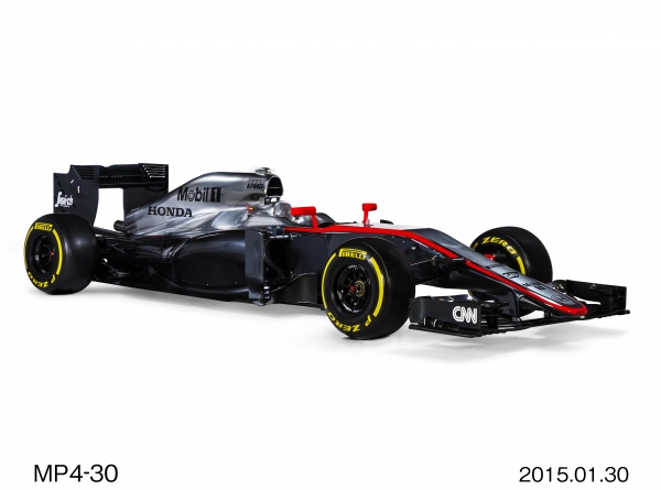 McLaren‐HondaのF1参戦新型マシン「MP4‐30」（写真提供：ホンダ）