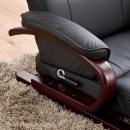 サンワダイレクトが発売した、背もたれが4段階、頭部は6段階に角度調節可能な、立ち座りしやすい座椅子『回転座椅子 150-SNC112』 サンワダイレクトが発売した、背もたれが4段階、頭部は6段階に角度調節可能な、立ち座りしやすい座椅子『回転座椅子 150-SNC112』