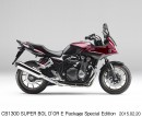 大型ロードスポーツモデル「CB1300 SUPER FOUR」シリーズに特別カラーを採用した「BOL D'OR E Package Special Edition」(写真提供:ホンダ) 大型ロードスポーツモデル「CB1300 SUPER FOUR」シリーズに特別カラーを採用した「BOL D'OR E Package Special Edition」(写真提供:ホンダ)