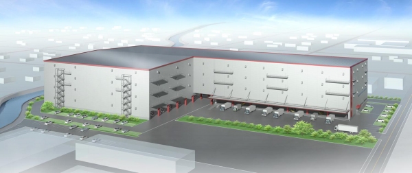 建設される物流施設（日本生命保険の発表資料より）